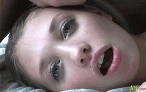 Slut takes cum laying down teen facial cumshot creampie amateur  gif
